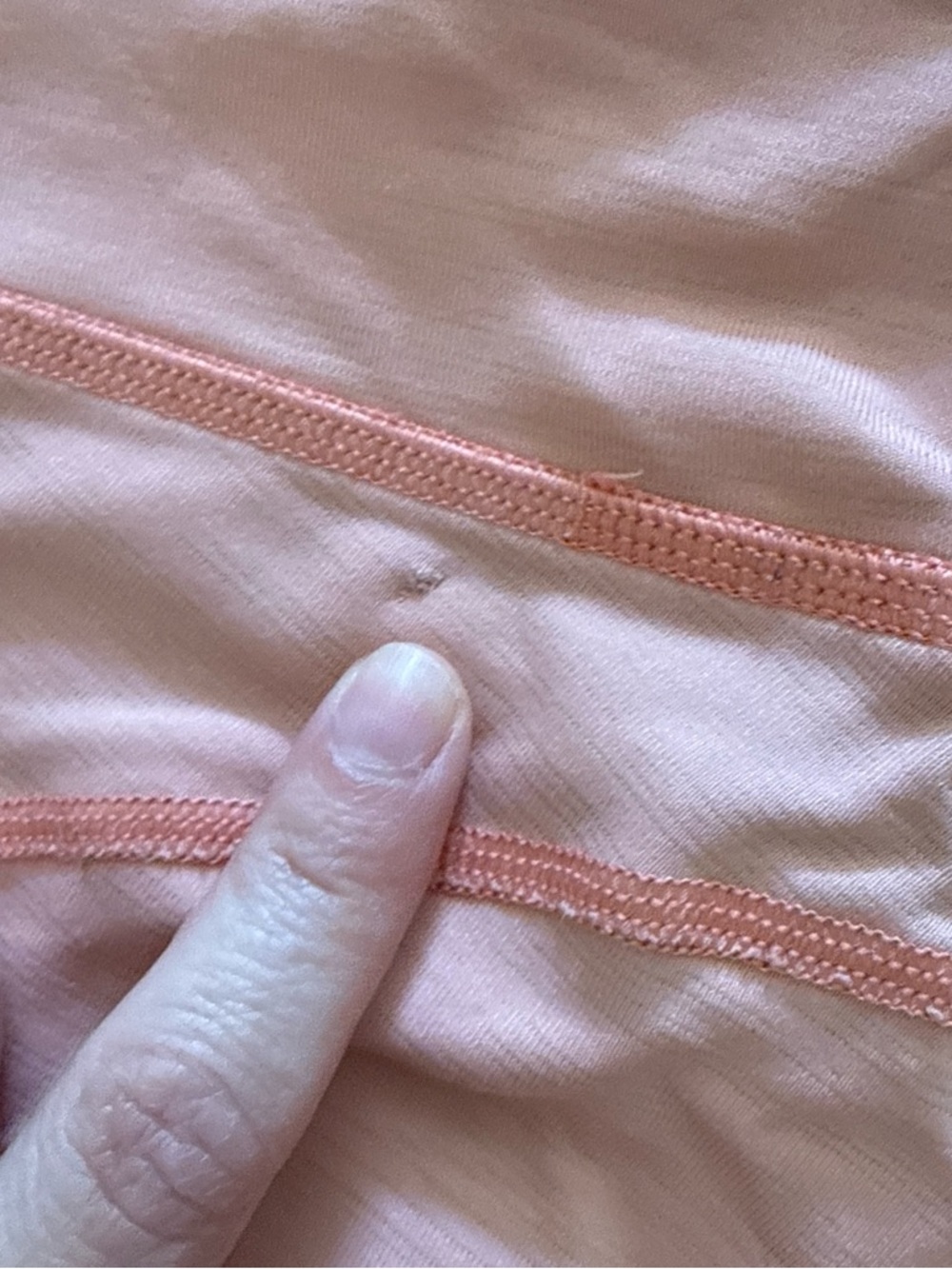 Outdoor Voices Set: Peach Leggings with pink and peach crop tank (built in bra) - Picture 8 of 8